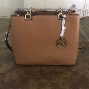 Michael kors Anabelle leather tote in acorn